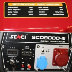 Генератор SENCI SCD 9000-III дизельный 380v